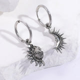 Boogzel Apparel Sun & Moon Earrings, view 2