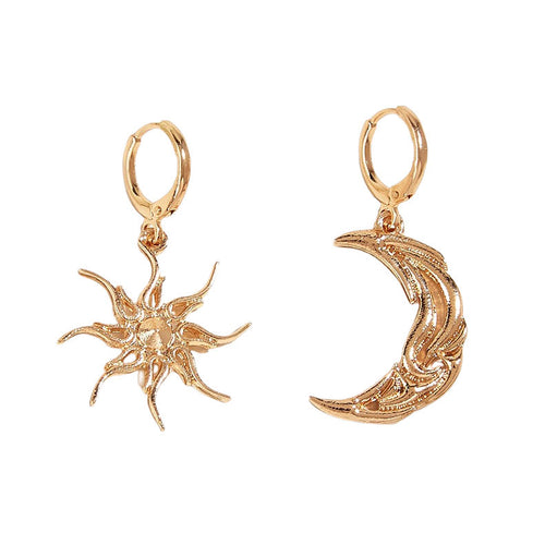 Boogzel Apparel Sun & Moon Magic Earrings