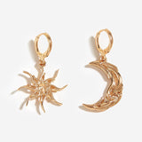 Boogzel Apparel Sun & Moon Magic Earrings, view 3