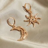 Boogzel Apparel Sun & Moon Magic Earrings, view 4