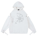 Boogzel Apparel Sun & Moon Rhinestone Hoodie, view 2