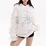 Boogzel Apparel Sun & Moon Rhinestone Hoodie, view 6
