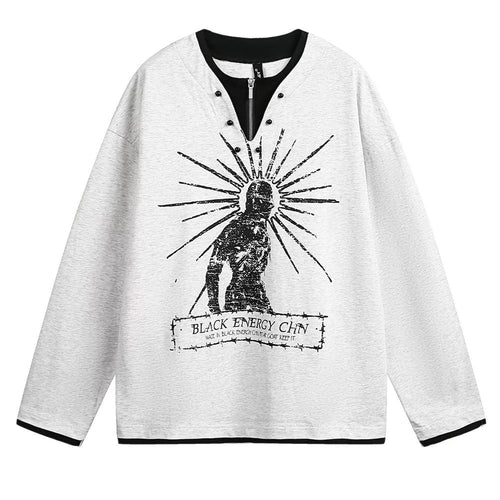 Boogzel Apparel Sunburst Print Top