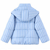 Boogzel Apparel Sunday Stroll Striped Puffer Jacket, view 4