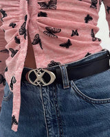 Boogzel Apparel Supernova Star Aesthetic Buckle Belt, view 2