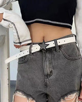 Boogzel Apparel Superstar Behavior Y2K Rhinestone Belt, view 6