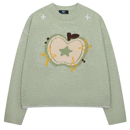 Boogzel Apparel Sweet Apple Knit Sweater