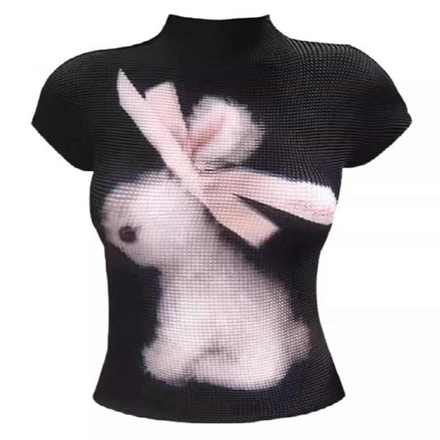 Boogzel Apparel Sweet Attitude Bunny Y2K Top