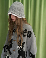 Boogzel Apparel Sweet Attitude Knit Bucket Hat, view 3