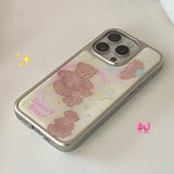 Boogzel Apparel Sweet Bear Aesthetic iPhone Case, view 4