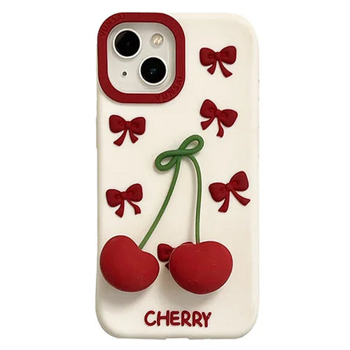 Boogzel Apparel Sweet Cherry 3D iPhone Case