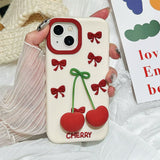 Boogzel Apparel Sweet Cherry 3D iPhone Case, view 2