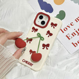 Boogzel Apparel Sweet Cherry 3D iPhone Case, view 5