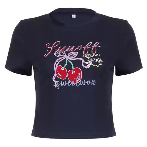 Boogzel Apparel Sweet Cherry Crop Top