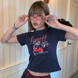 Boogzel Apparel Sweet Cherry Crop Top, view 2