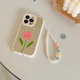 Boogzel Apparel Sweet Heart Flower iPhone Case, view 2