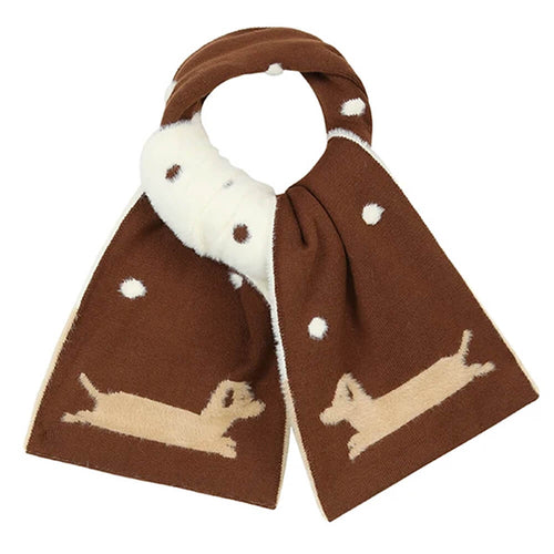 Boogzel Apparel Sweet Puppy Knit Scarf