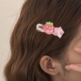 Boogzel Apparel Sweet Strawberry & Star Hair Clip, view 2