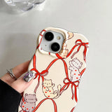 Boogzel Apparel Sweetheart Kittens iPhone Case, view 4