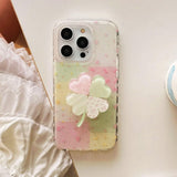 Boogzel Apparel Sweetheart Lucky Clover Phone Holder, view 2