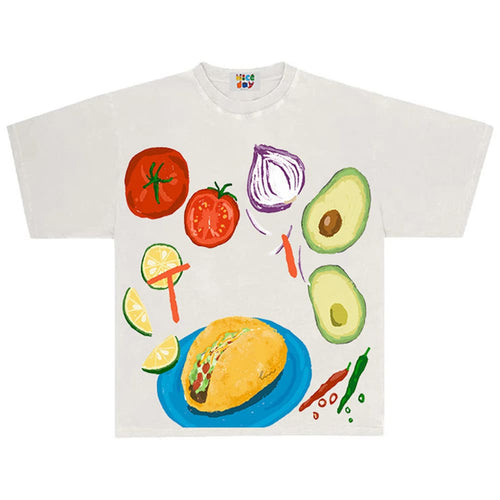 Boogzel Apparel Taco Avocado Graphic T-Shirt