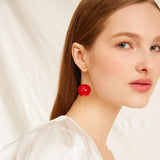 Boogzel Apparel Tart Taste Cherry Earrings, view 3