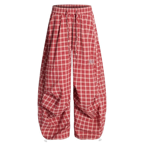 Boogzel Apparel Teen Craft 90s Plaid Baggy Pants