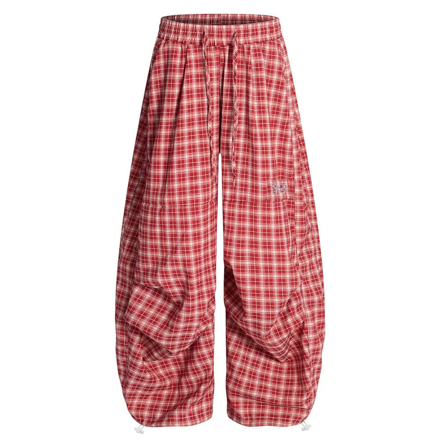 Boogzel Apparel Teen Craft 90s Plaid Baggy Pants