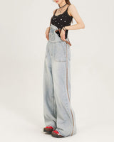 Boogzel Apparel Teen Craft Denim Overalls, view 5