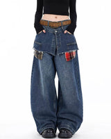 Boogzel Apparel Teen Craft Layered Wide-Leg Jeans, view 2