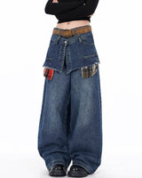 Boogzel Apparel Teen Craft Layered Wide-Leg Jeans, view 3