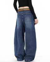 Boogzel Apparel Teen Craft Layered Wide-Leg Jeans, view 4