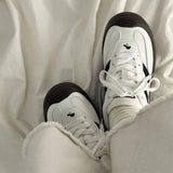 Boogzel Apparel Teen Craft White & Black Stripe Sneakers, view 5