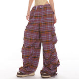 Boogzel Apparel Teen Spirit Plaid Cargo Pants, view 2
