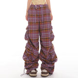 Boogzel Apparel Teen Spirit Plaid Cargo Pants, view 4
