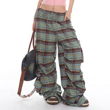 Boogzel Apparel Teen Spirit Plaid Cargo Pants, view 5
