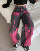 Boogzel Apparel Teenage Crush Graffiti Baggy Jeans, view 2