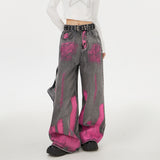 Boogzel Apparel Teenage Crush Graffiti Baggy Jeans, view 6