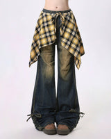Boogzel Apparel Teenage Drama Shirt-Tied Baggy Jeans, view 2