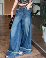 Boogzel Apparel Teenage Drama Wide-Leg Jeans, view 2