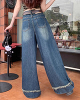 Boogzel Apparel Teenage Drama Wide-Leg Jeans, view 5