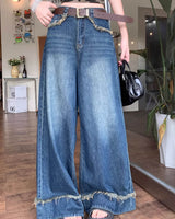 Boogzel Apparel Teenage Drama Wide-Leg Jeans, view 6