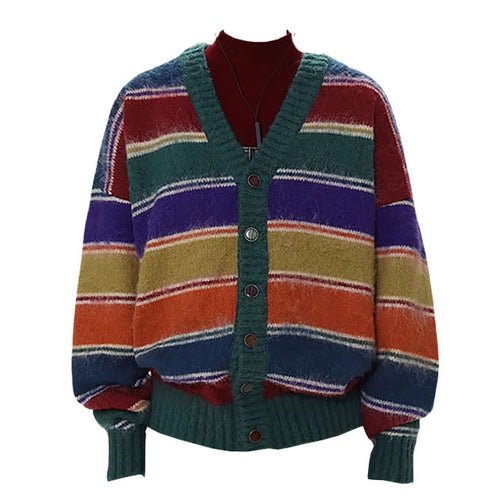 Boogzel Apparel Teenage Dream Striped Cardigan