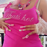 Boogzel Apparel That's Hot Y2K Tank Top, view 2