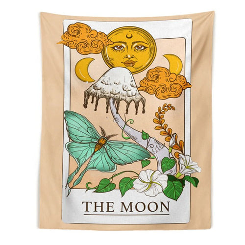 Boogzel Apparel The Moon Tarot Tapestry