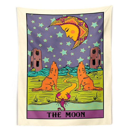 Boogzel Apparel The Moon Wall Tapestry