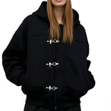 Boogzel Apparel The Problem Child Metal Clasp Zip-Up Hoodie, view 2