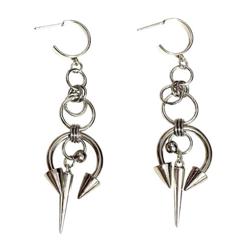 Boogzel Apparel The Problem Child Spike Earrings