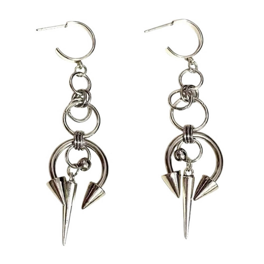 Boogzel Apparel The Problem Child Spike Earrings