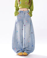 Boogzel Apparel The Problem Child Wide Leg Jeans, view 2